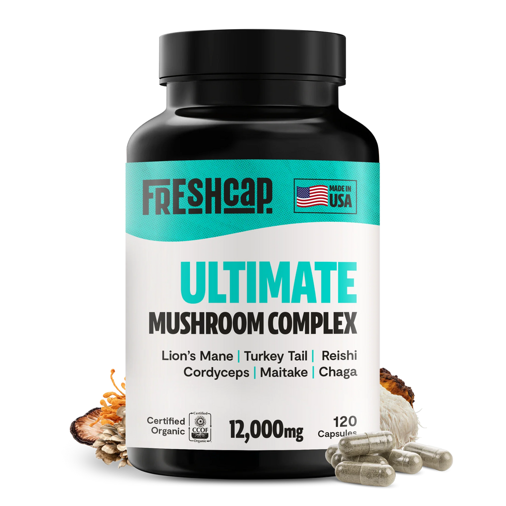 Organic Mushroom Complex Supplement Capsules